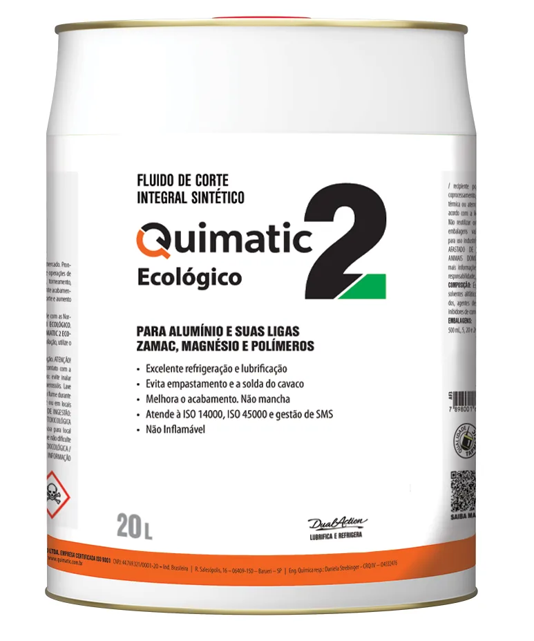 Fluido de Corte Quimatic 2 Ecológico — foto 3, Quimatic, Hebron Ferramentas