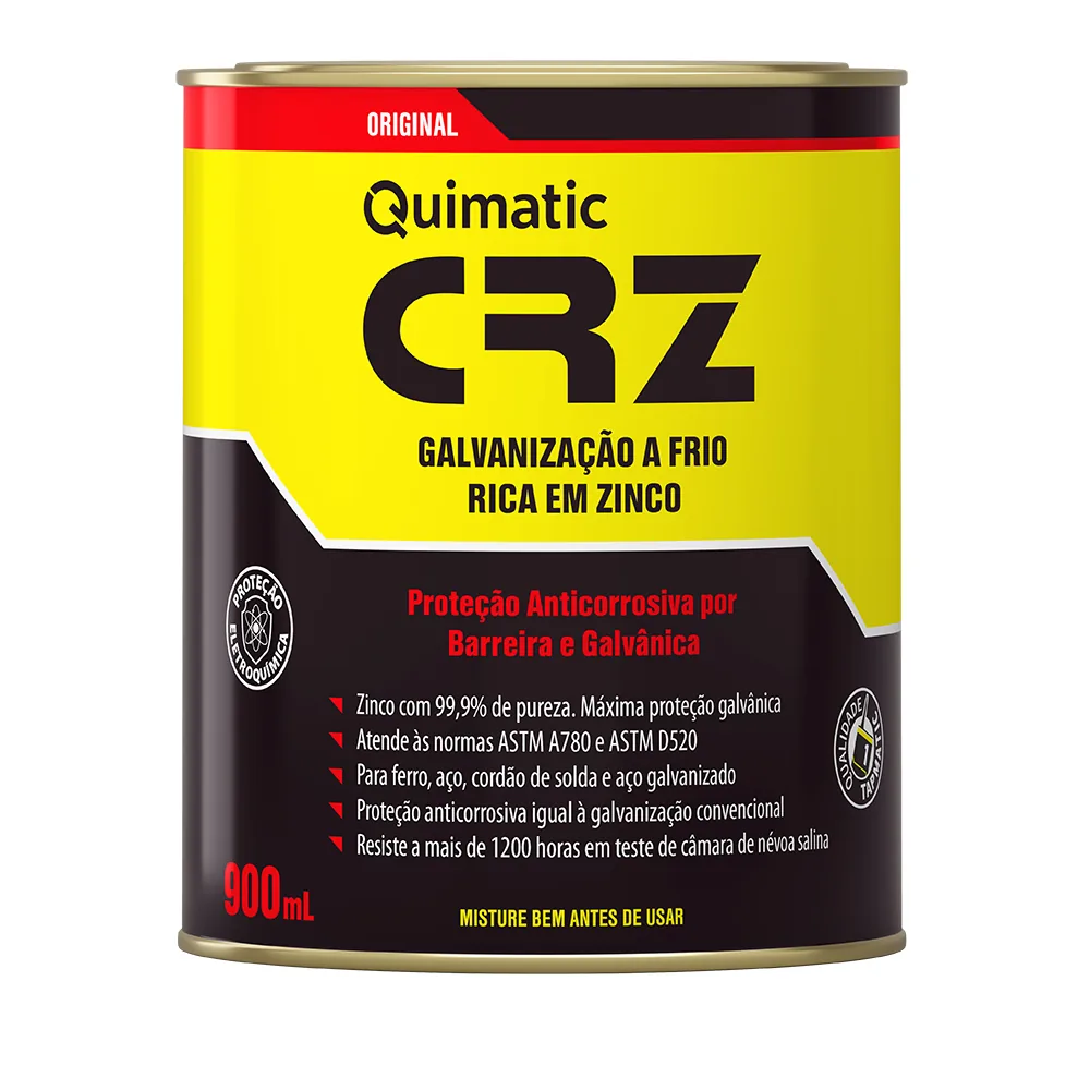 CRZ — Galvanização a Frio Rica em Zinco — Quimatic, Hebron Ferramentas