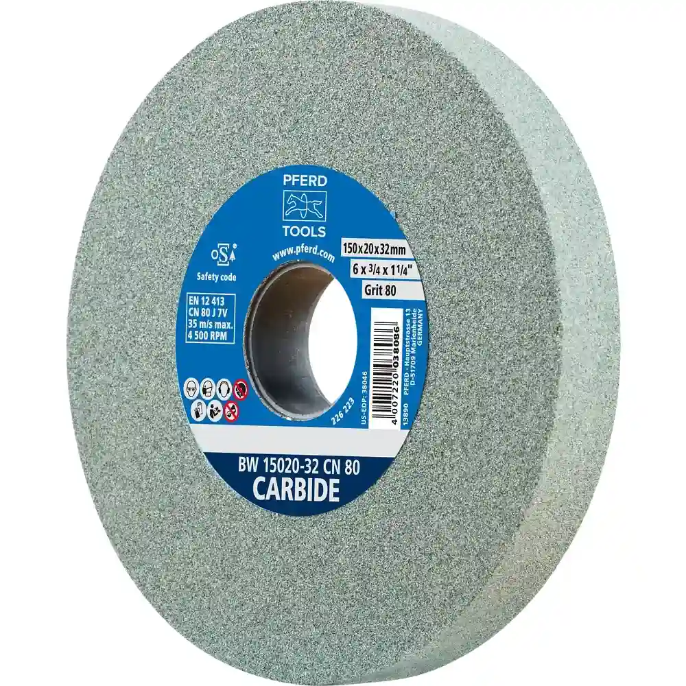 Rebolo de Bancada PFERD CARBIDE — Carbeto de Silício — PFERD, Hebron Ferramentas