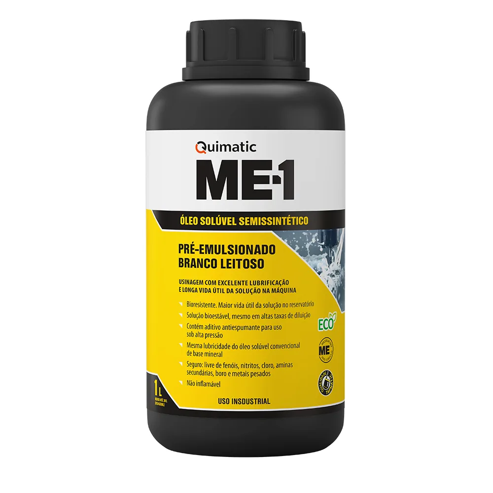 Óleo Solúvel ME-1 Semissintético — Quimatic, Hebron Ferramentas