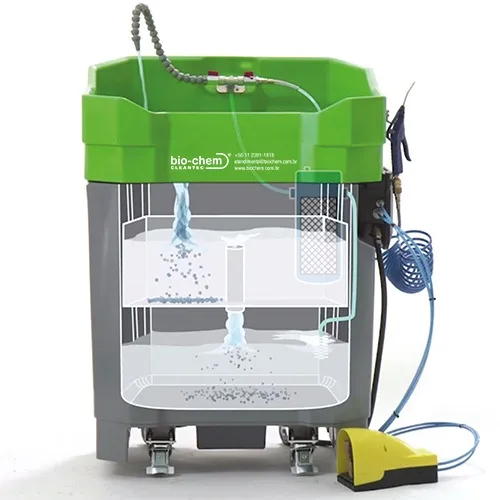 Sistema Prolaq Compact — aplicação de limpeza