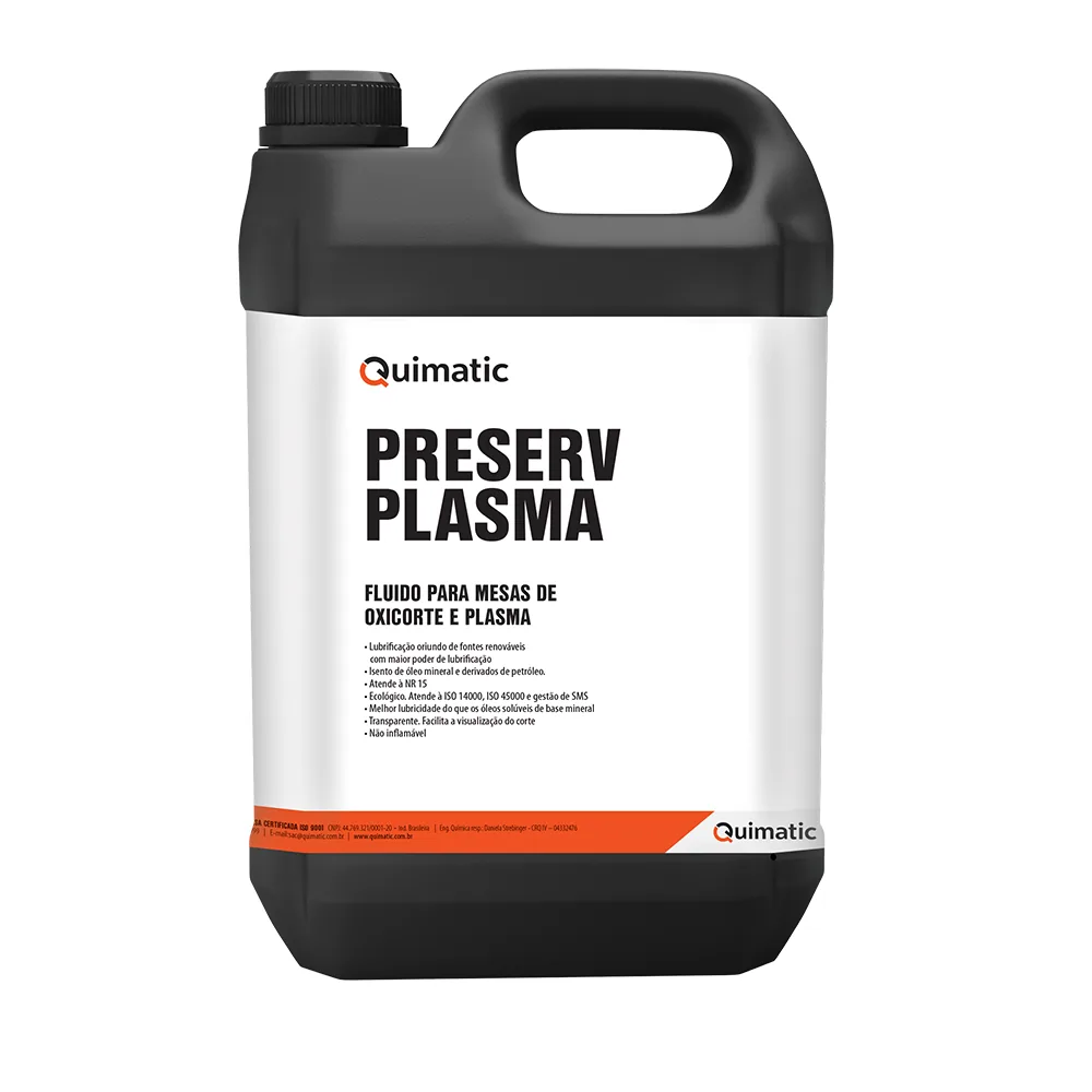 Preserv Plasma — Preservante para Mesas de Corte — Quimatic, Hebron Ferramentas