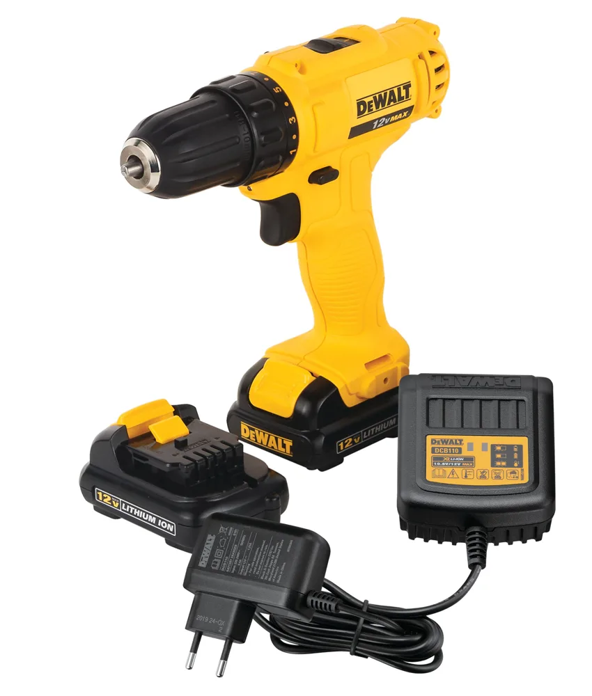Parafusadeira/Furadeira DeWALT 12V MAX 3/8" — 4 Configurações — código DCD700C2