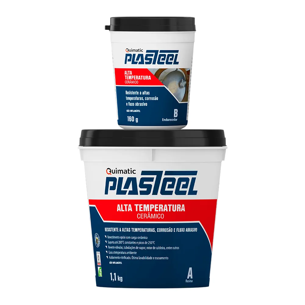 Plasteel Alta Temperatura — Quimatic, Hebron Ferramentas