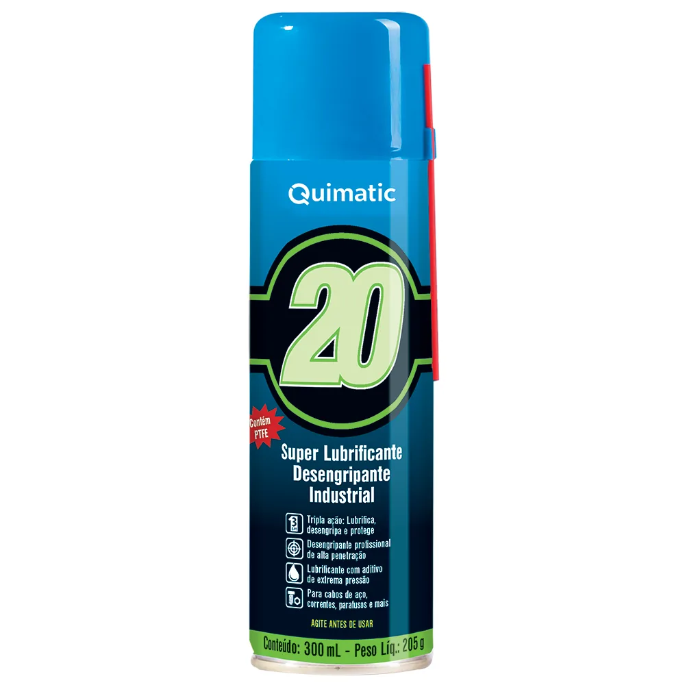 Quimatic 20 — Superdesengripante e Lubrificante HD — Quimatic, Hebron Ferramentas