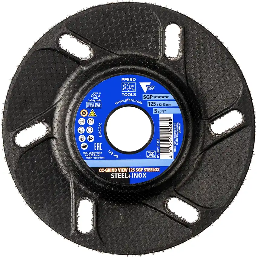 Disco de Desbaste PFERD CC-GRIND ROBUST e VIEW SGP STEELOX — PFERD, Hebron Ferramentas