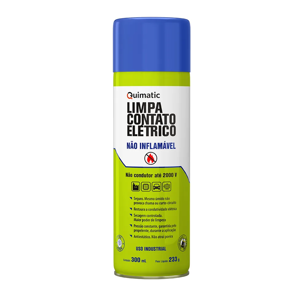 Limpa Contato Elétrico Não Inflamável — Quimatic, Hebron Ferramentas