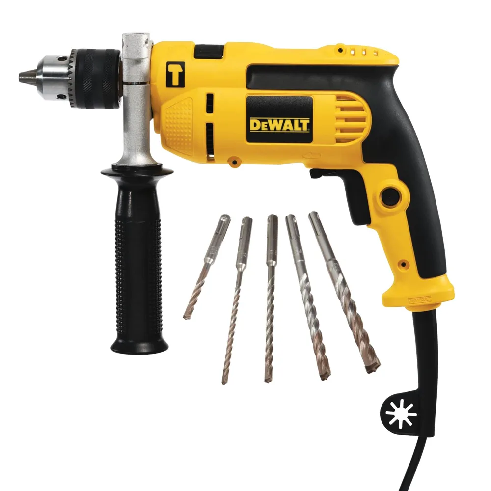 Furadeira de Impacto DeWALT DWD502 1/2" 750 W — 4 Configurações — código DWD502SW