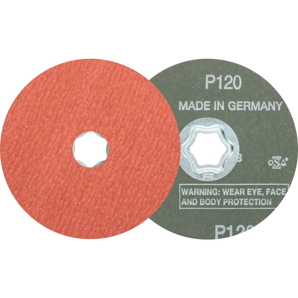 Disco de Fibra PFERD COMBICLICK CO-COOL e A-COOL — CC-FS 115 A-COOL 120
