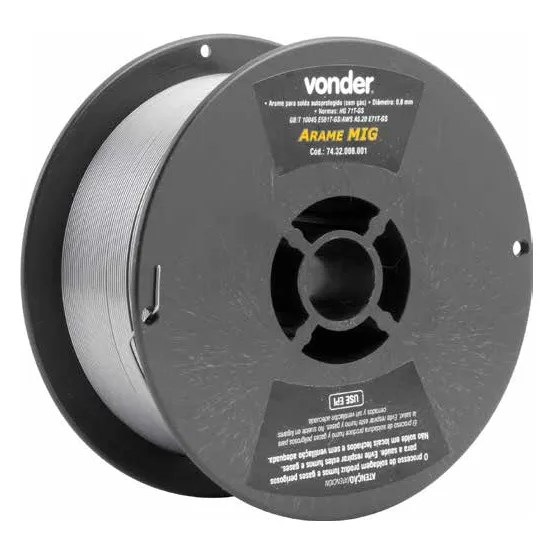 Arame Autoprotegido E71T-GS Vonder — Solda sem Gás — Vonder, Hebron Ferramentas
