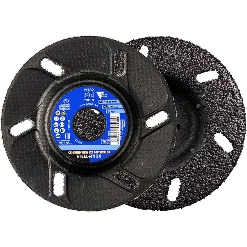 Disco de Desbaste PFERD CC-GRIND ROBUST e VIEW SGP STEELOX — PFERD, Hebron Ferramentas