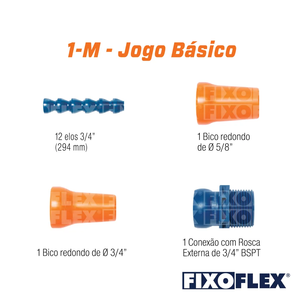Fixoflex Sistema 3/4" — Quimatic, Hebron Ferramentas