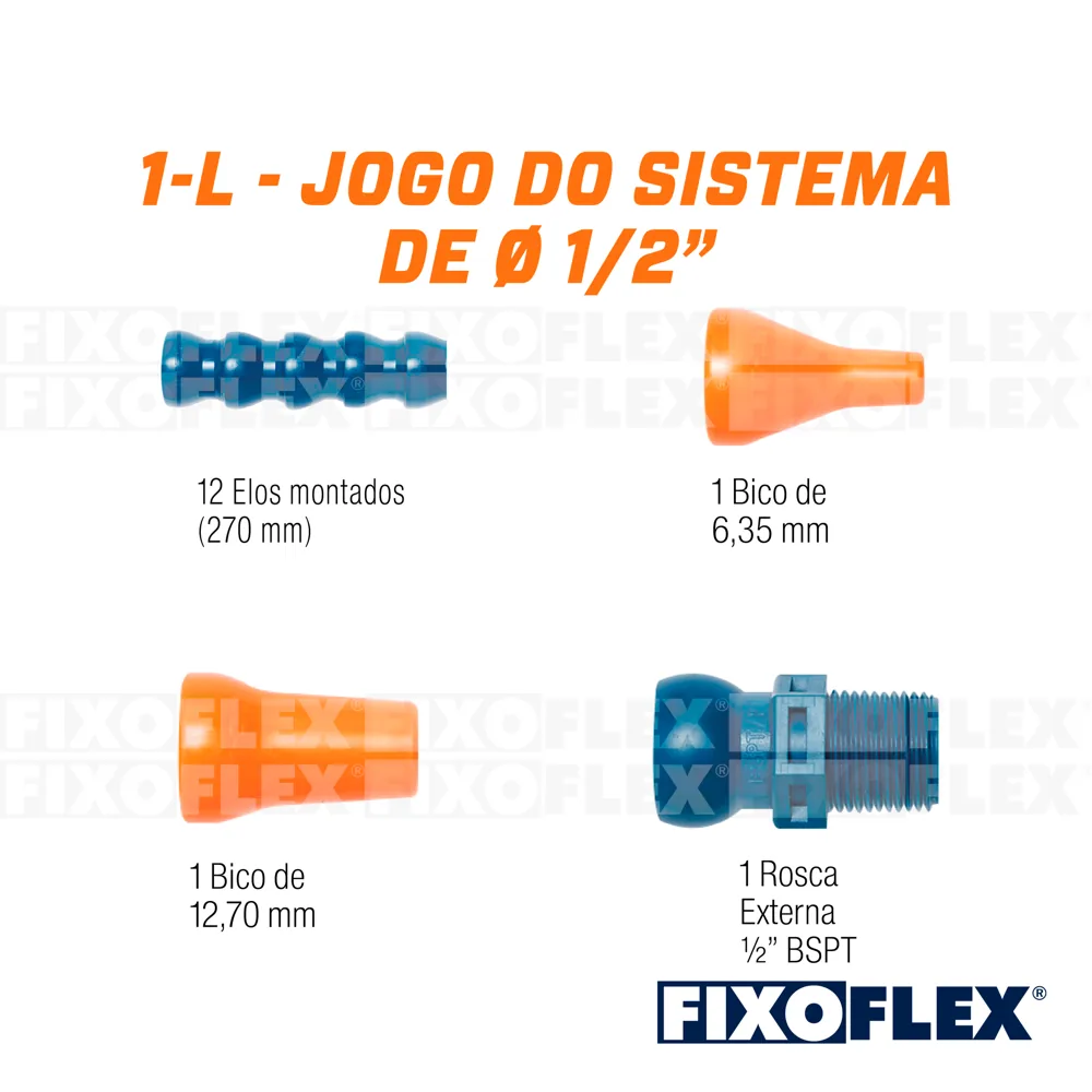 Fixoflex Sistema 1/2" — Quimatic, Hebron Ferramentas