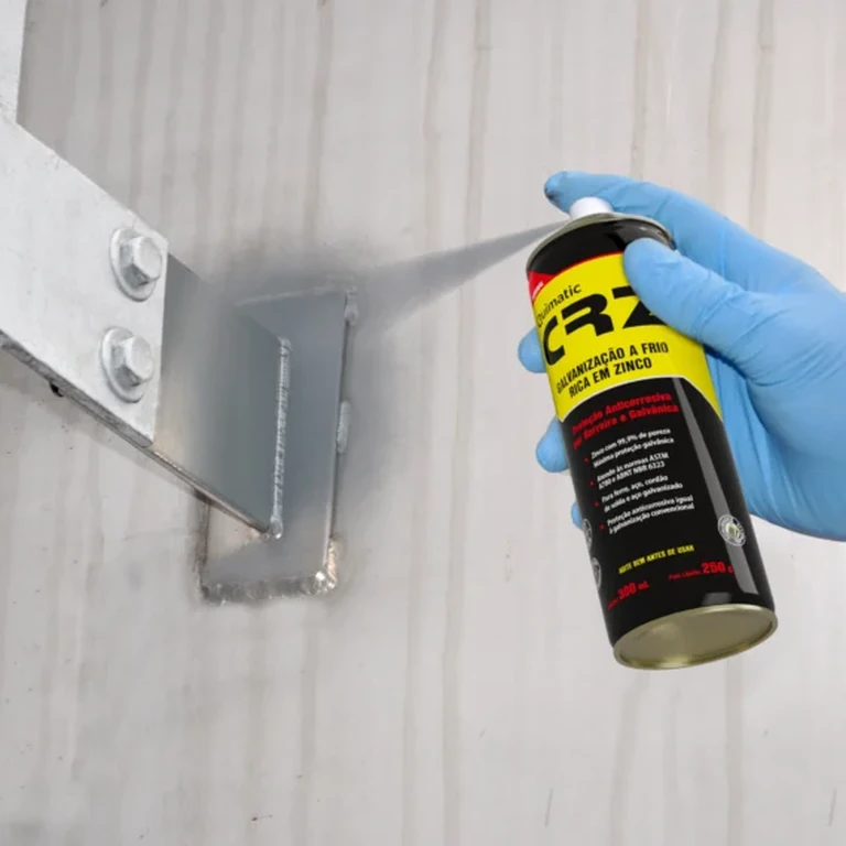 Aplicação de galvanização a frio para proteção anticorrosiva industrial