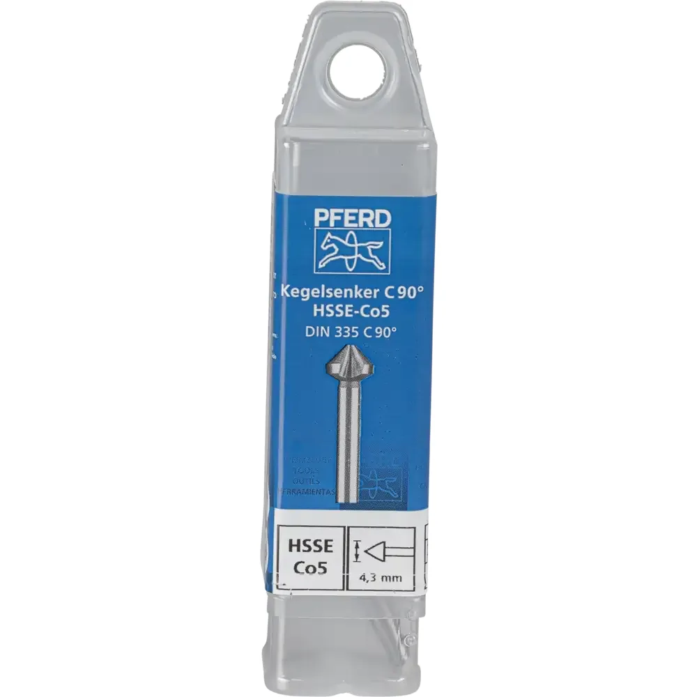 Escareador Cônico PFERD KES DIN 335 C 90° — HSS-E Co5 — Hebron Ferramentas