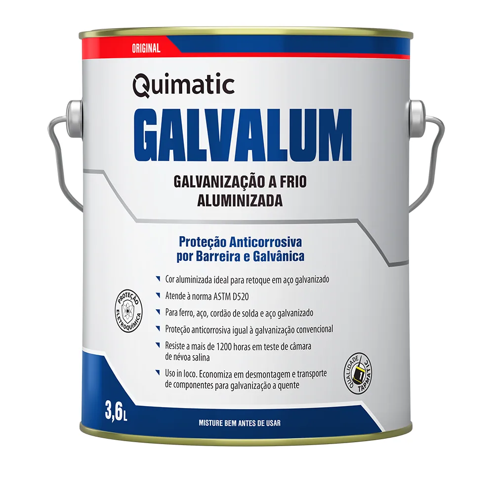 Galvalum — Galvanização Aluminizada a Frio — foto 3, Quimatic, Hebron Ferramentas