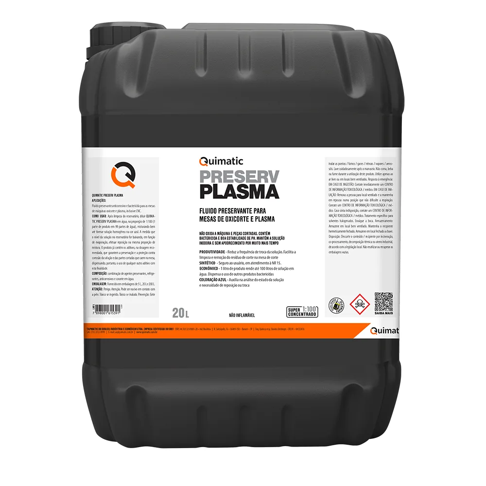 Preserv Plasma — Preservante para Mesas de Corte — foto 2, Quimatic, Hebron Ferramentas