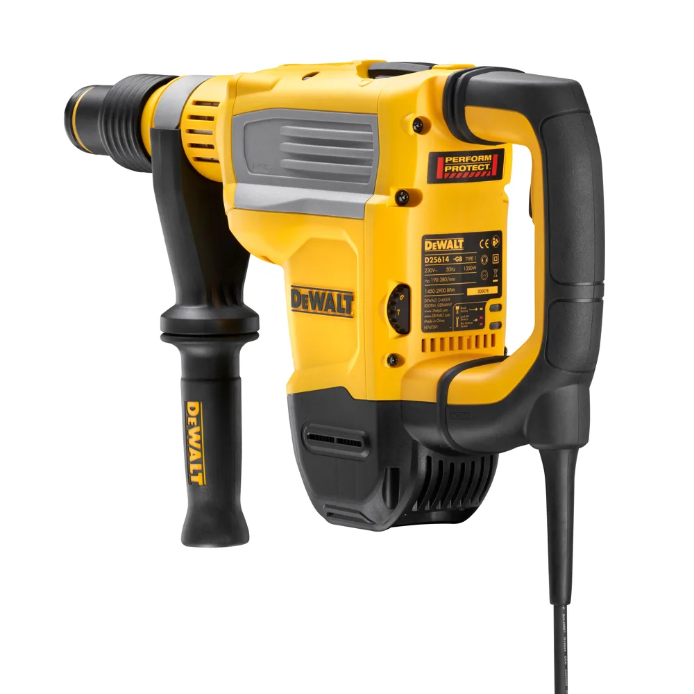 Martelo DeWALT D25614K SDS-Max 1.350 W 8 J — 2 Modos com Maleta — código D25614K-B2
