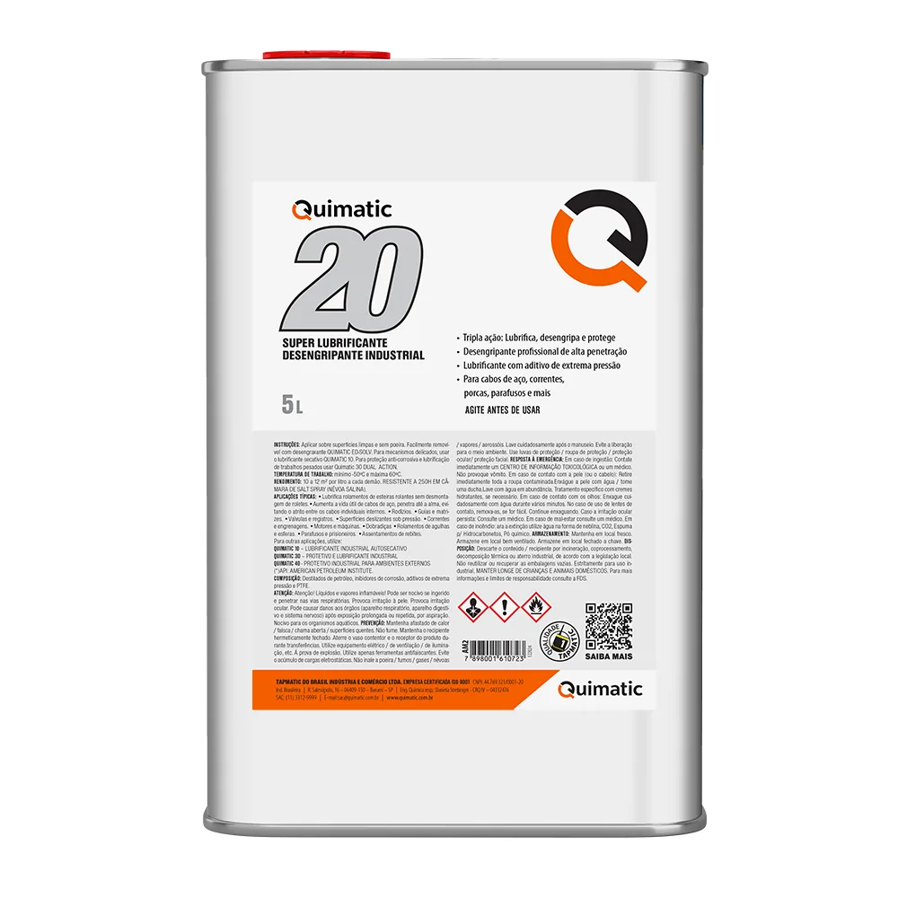 Quimatic 20 — Superdesengripante e Lubrificante HD — foto 2, Quimatic, Hebron Ferramentas