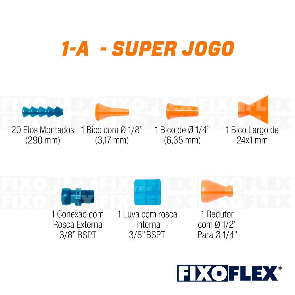 Fixoflex Sistema 1/4" — Quimatic, Hebron Ferramentas