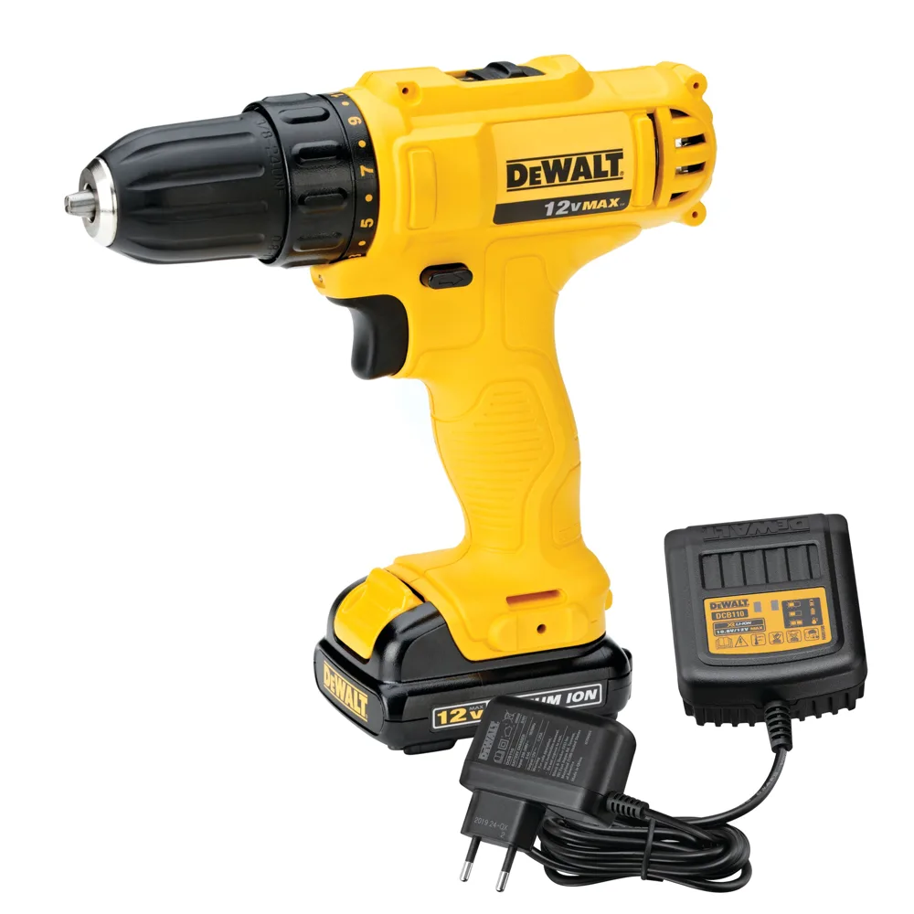 Parafusadeira/Furadeira DeWALT 12V MAX 3/8" — 4 Configurações — DeWALT, Hebron Ferramentas