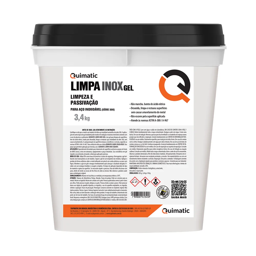 Quimatic Limpa Inox — foto 5, Quimatic, Hebron Ferramentas